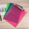 Factory wholesale of acrylic file folders, transparent writing board clips, thickened, durable and portable file folders and writing boards in stock details Picture